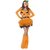 Pumpa maskeraddräkt - orange - Small
