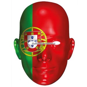 Ansiktsmask portugisiska flaggan
