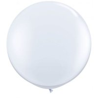 Jätteballong - Vit 80 cm