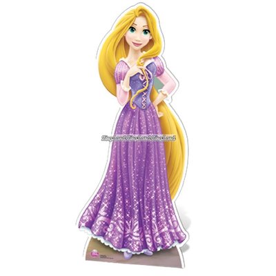 Rapunzel pappfigur - 163cm