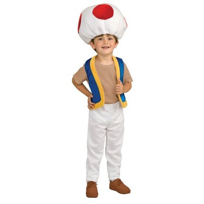 Super Mario Toad maskeraddrkt barn