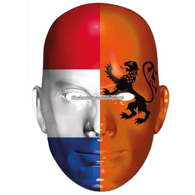 Ansiktsmask hollndska flaggan