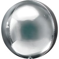 Folieballong - Orbz Silver