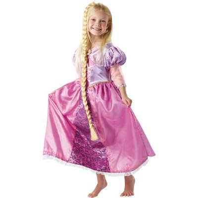 Deluxe Rapunzel maskeraddrkt fr barn
