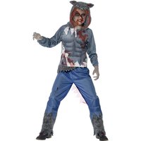 Deluxe Vargkrigare maskeraddräkt Deluxe Vargkrigare maskeraddräkt