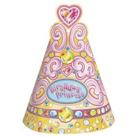 Partyhattar - Birthday princess 8 st