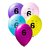Sifferballonger Latex 6 - 10-pack