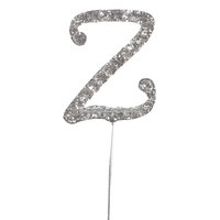 Tårtdekoration med diamanter bokstaven Z