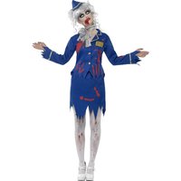 Zombie flygvärdinna maskeraddräkt Zombie flygvärdinna maskeraddräkt
