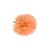 Pompom - Ljusorange 25 cm