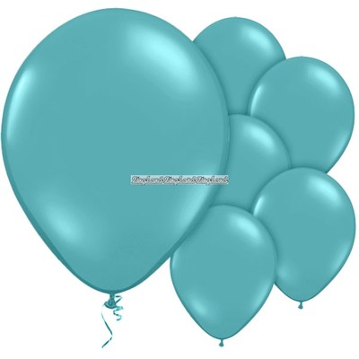Turkos ballonger - 30 cm latex - 10 st