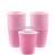 Ljusrosa plastmuggar 266 ml - 20 st