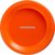Orange serveringsfat i papper - 26 cm - 50 st