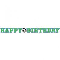 Banderoll happy birthday med en fotboll - 1.3m Banderoll happy birthday med en fotboll - 1.3m
