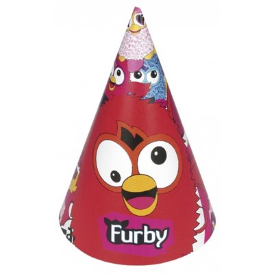 Furby partyhattar - 6 st