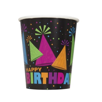happy birthday pappersmuggar 8-pack main image 0