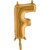Bokstavsballong - F Guld 35 cm