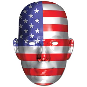 Ansiktsmask amerikanska flaggan