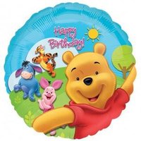 Folieballong - Pooh & Friends Sunny Bday 45 cm