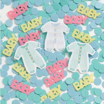 Babyklder konfetti till bord / inbjudningar - 14 g