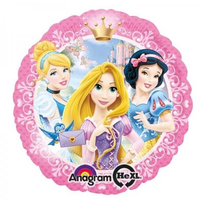 Folieballong - Disneyprinsessor 45 cm