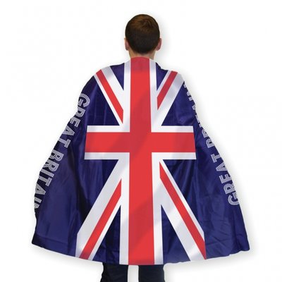 Brittiska flaggan kropps cape