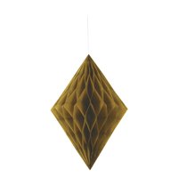 Honeycomb diamant - Guldig