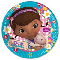 Doc McStuffins papperstallrikar 23 cm - 8 st Doc McStuffins papperstallrikar 23 cm - 8 st