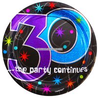 Papperstallrikar till 30-årsdagen - The party continues