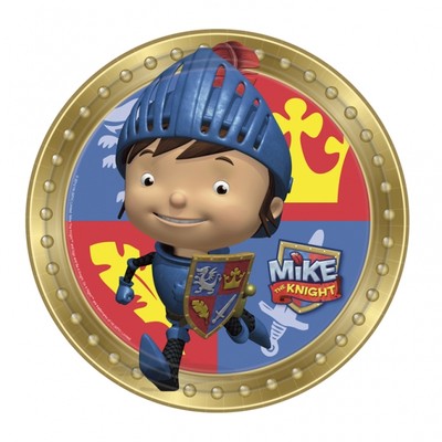 Riddare Micke runda papperstallrikar 23 cm - 8 st Riddare Micke runda papperstallrikar 23 cm - 8 st