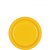 Gula plasttallrikar 17 cm - 20 st