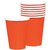 Orange pappersmuggar - 266 ml - 8 st