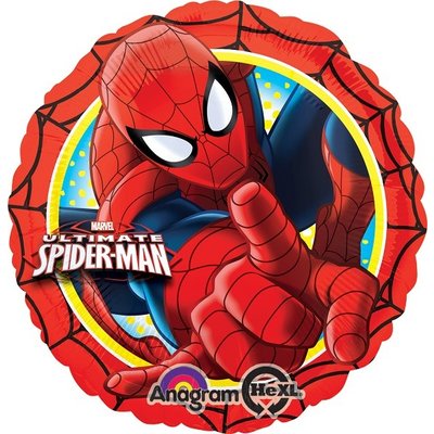 Folieballong - Spindelmannen Action 45 cm