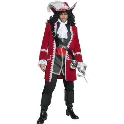 Pirat kapten maskeraddrkt - Medium