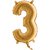Ballongsiffra - Tre Guld 35 cm