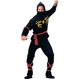 Ninja maskeraddräkt