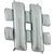 Teckenballong - # Hashtag Silver 100 cm