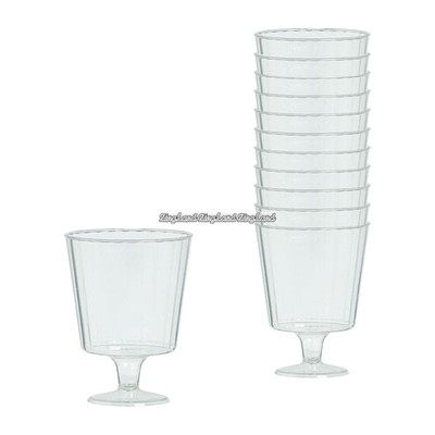 Transparenta vinglas i plast - 142 ml - 24 st