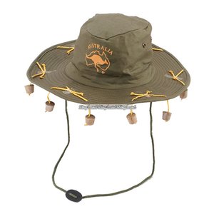 Australisk hatt med korkar