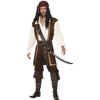 Seven seas pirate man - maskeraddrkt
