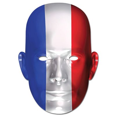 Fransk flagga Mask