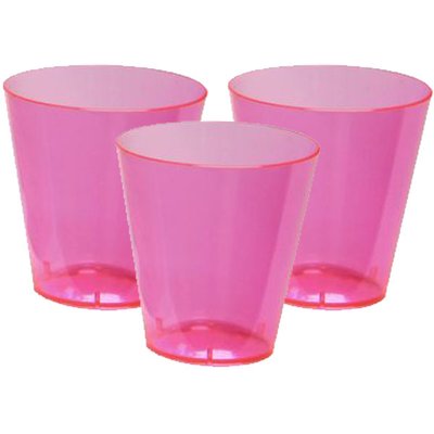 Neonrosa shotglas 59ml - 60 st