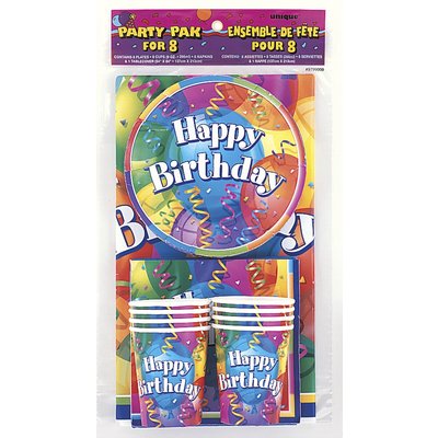 Dukningskit - Happy birthday ballongtema