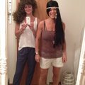 Peace &love vol.2 Peruk hippie svart