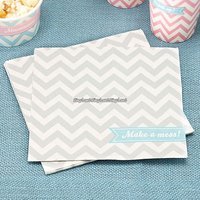 Chevron underbara pappersservetter 33 cm - 20 st Chevron underbara pappersservetter 33 cm - 20 st