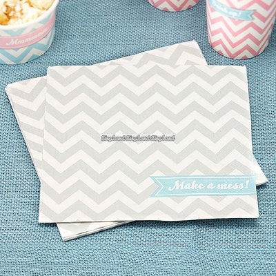 Chevron underbara pappersservetter 33 cm - 20 st