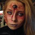 Min dotter på halloween
