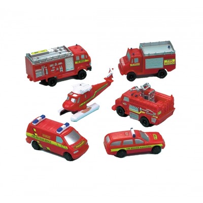 Brandman Sam brandbilar - 6 st Brandman Sam brandbilar - 6 st