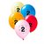 Sifferballonger Latex 2 - 10-pack