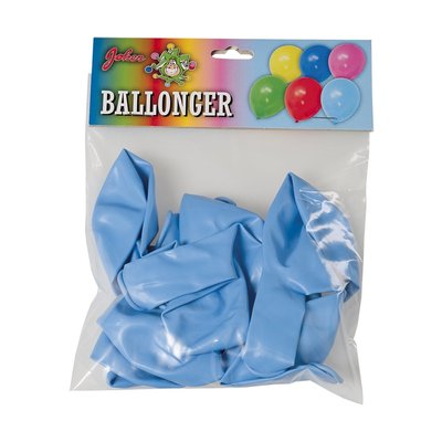 Ljusbl ballonger 10-pack